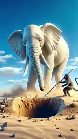 an elephant and a monkey 🙊🐒🐘💲🚫#shortvideo #cartoon #aivideo #elephant #monkey #youtubeshorts 