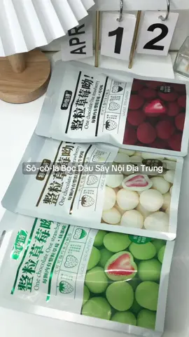 Socola bọc dâu tây sấy gói 60gram 