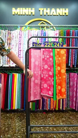 Thanh Liễu Đỏ #vaiaodai #tiemvaiminhthanh #vaigam  #thanhlieudo