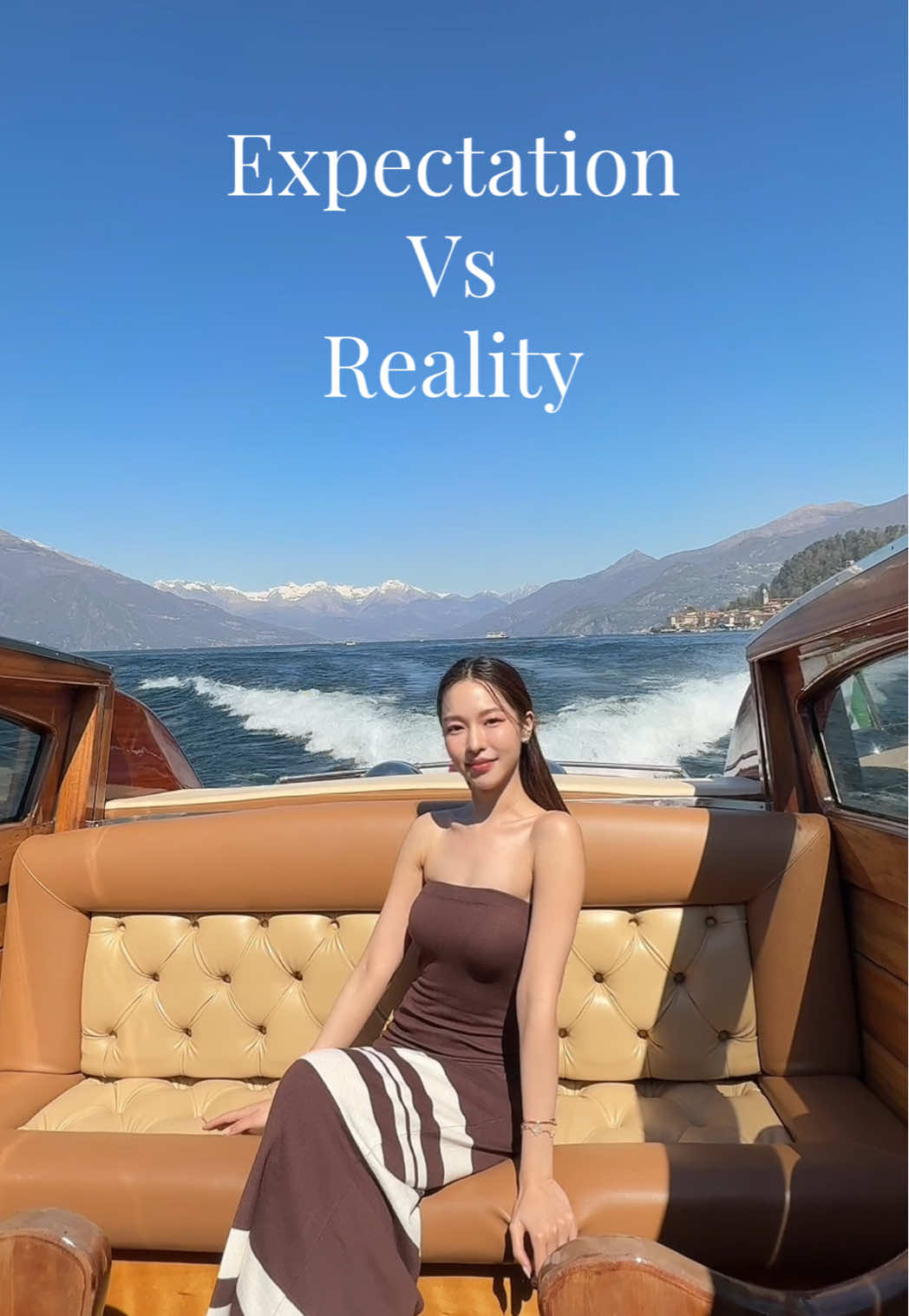 When reality hits you hard🥲 อยากไปนั่งเรือสวยๆ สรุปคือ… #como #lakecomo #lakecomoboat #expextationvsreality #fyp #fypage 