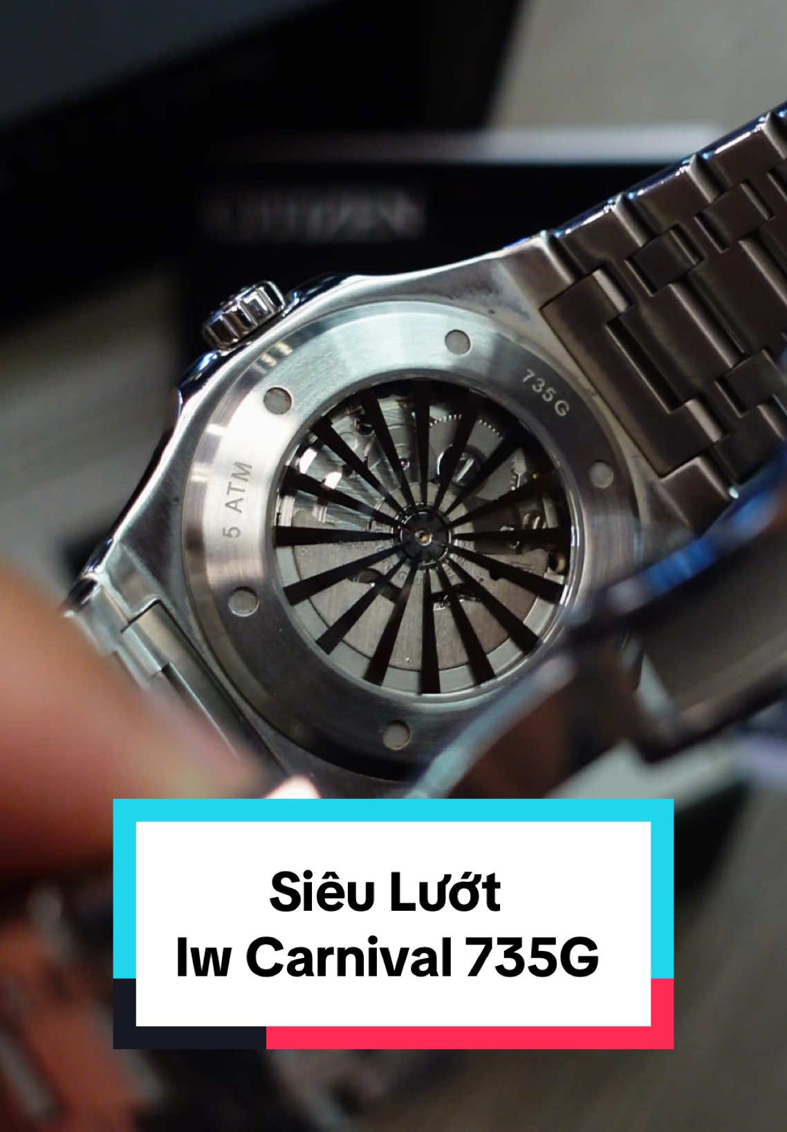 Siêu Lướt Iw Carnival 735G Đẹp 99% fullbox đầy đủ #Datdongholuot #datdongho #donghochinhhang #donghochinhhang #madeinjapan #donghonhat #donghonam #iwcarnival 