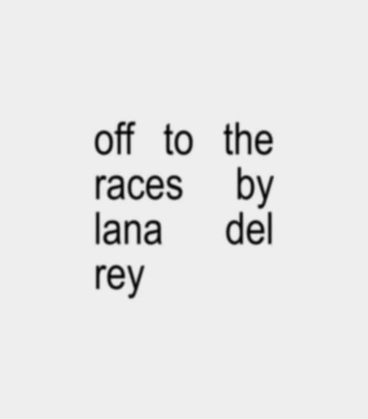 out of all the things kanye has done wrong loving this song was never one🙏🙏 #offtotheraces #lanadelrey #fyp #viral #brat #lyrics 