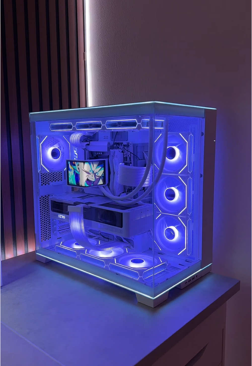 new cpu, AIO, & motherboard are in 😍#creatorsearchinsights #pc #cpu #pcaccessories #aio #liquidcooling #motherboard #pccase #lianli #5070ti #9800x3d #tryx #nvidia 