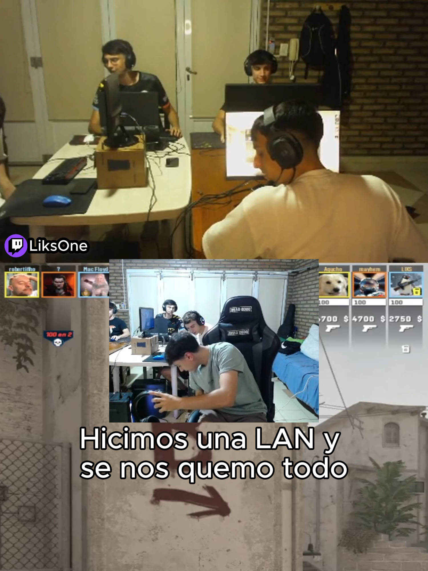 Se Explotaron Todas Las PC 💀 🔵Streams en twitch --> LiksOne #streamer #clips #stream #clip #humor #twitch #streaming #gaming #cs #juegos #csclips #cs2 #counter #counterstrike #counterstrike2 #argentina #steam #pc #irl #amigos