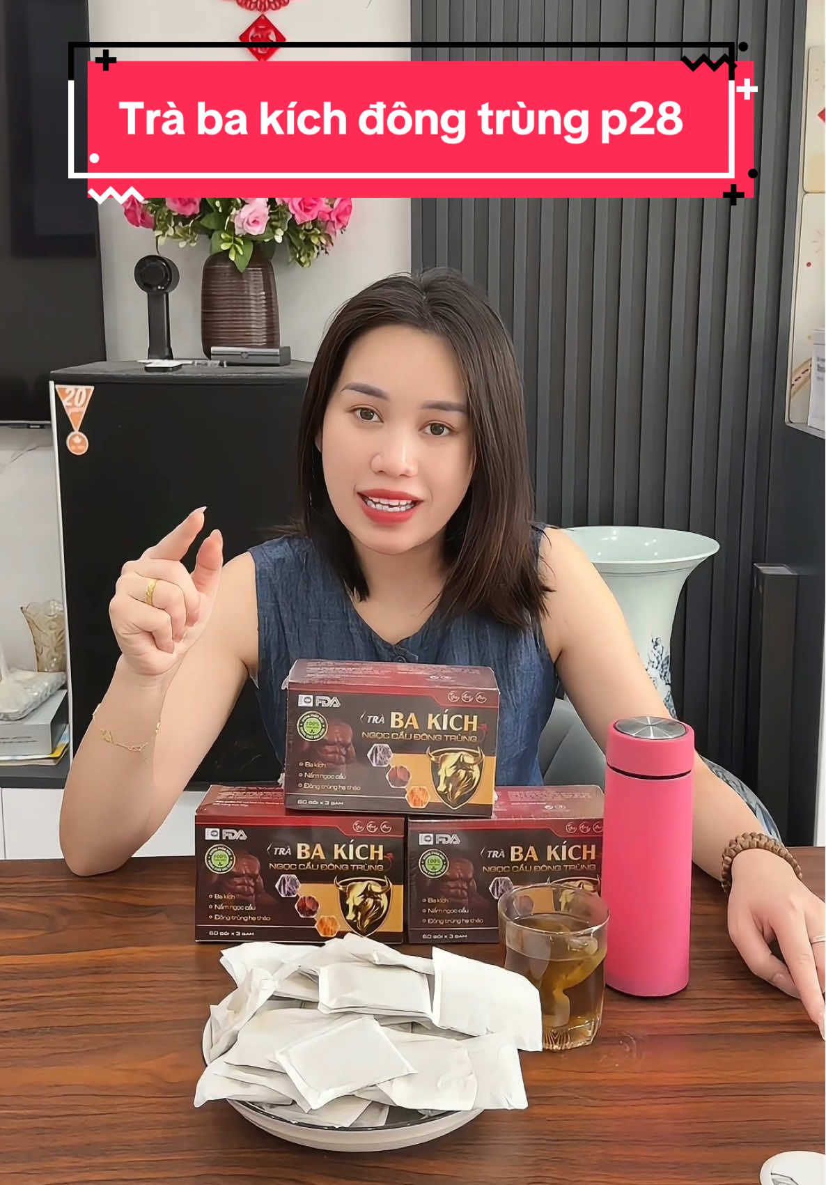 Combo trà ba kích đông trùng ngọc cẩu có tới 180 gói trà túi lọc , anh em uống thoải mái #xuhuong #hangmen96 #trabakich #trabakichngoccaudongtrung #trabakichdongtrung 