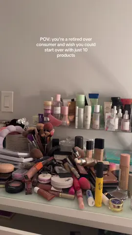 I’m so overstimulated #makeup #beautytrends #trendyproducts #viralmakeup #overconsumption #underconsumptioncore #relatable #influenced #trending #fyp #foryou 