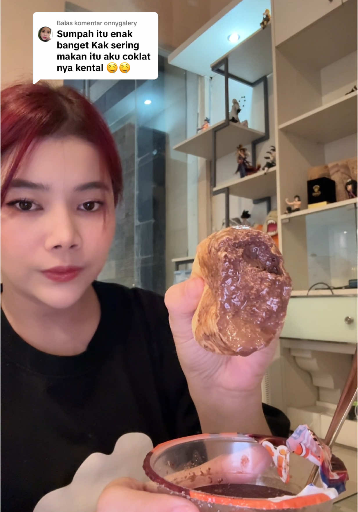Membalas @onnygalery plis ini enaak, coklatnya juga enakkkk rotinya empukkk 