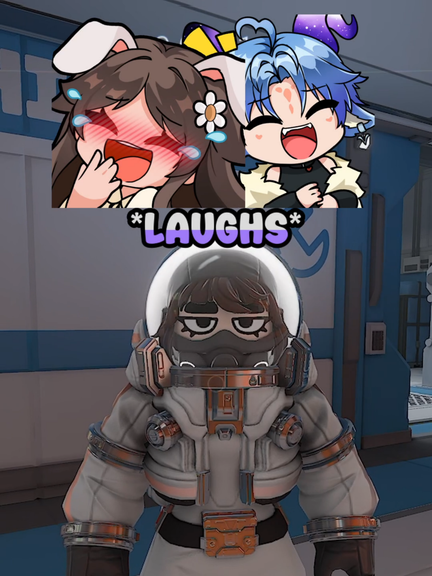 ARIES IS WELL TRAINED BY HER #lockdownprotocol #3damongus #socialgame #gaming #twitch #fyp #fypシ #AmongUs #imposter #ariesakana  @yokasiri @reapsie @jakeysnowvt @peachypitypartylive