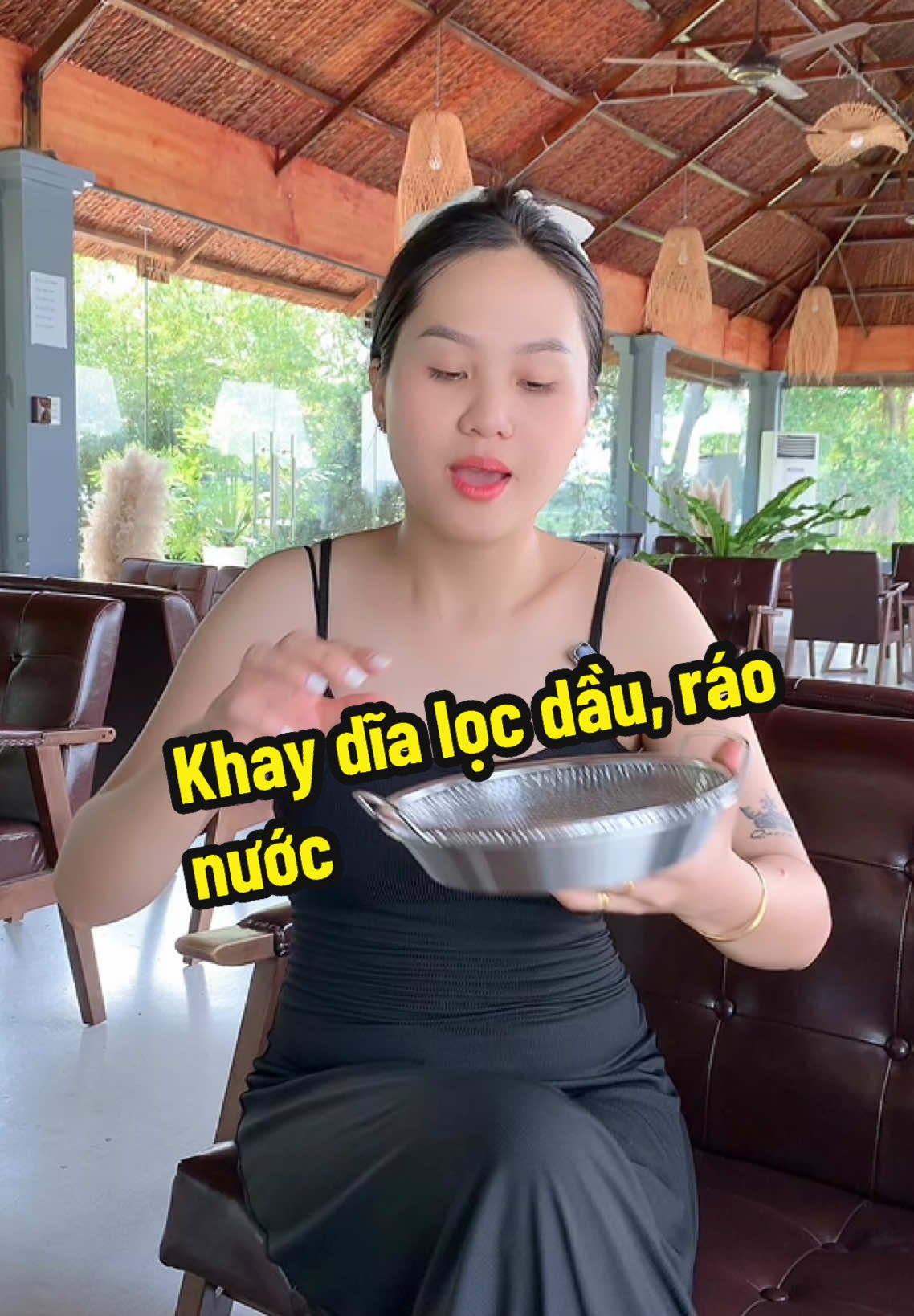 Set khay dĩa lọc dầu, rổ lỗ, ráo nước đồ ăn #emhareview #tiktokshop #dungcunhabep 