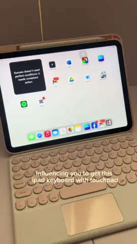 I love how cute this ipad keyboard! ✨✨ #ipadkeyboardcase #ipadkeyboardwithtouchpad #ipadcase #ipad10thgen 