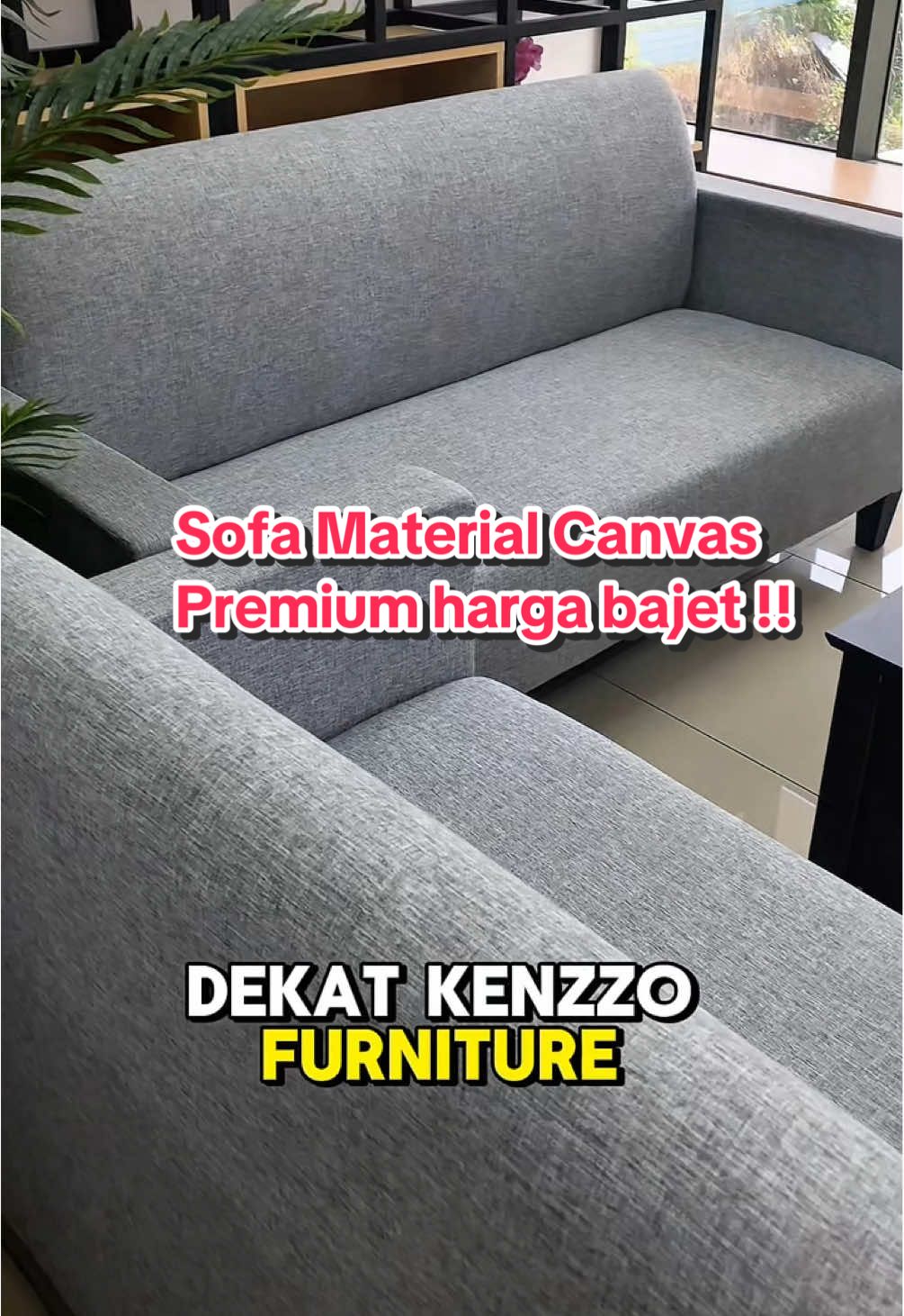 BUAT APA BELI SOFA RIBU RIBAN KALAU SOFA NI BOLEH DAPAT HARGA MURAH!!!  Sofa oskar dair kenzzo ni murah gila bajet bawah RM300 pon boleh dapat tauuuu 😱 Tak percaya tekan beg kuning sekarang  #sofa #sofahargamurah #sofabajet #sofacanvas #hargamampumilik #hargakilang 