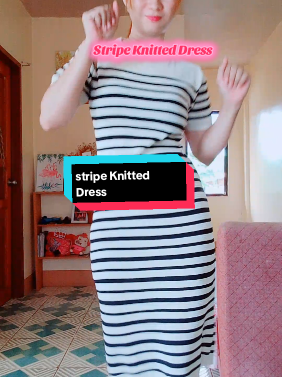 #stripeknitteddress #knitteddress #stripedress  #dress 