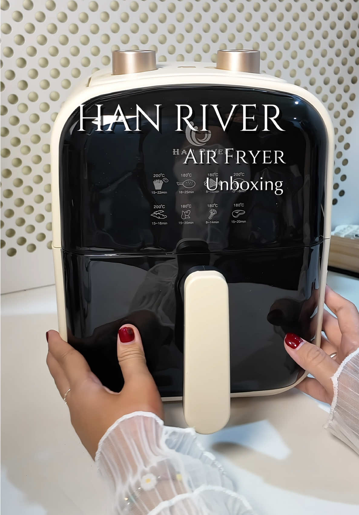 HAN RIVER หม้อทอดไร้น้ำมัน 4.2 L Unboxing สีเบจ สวยละมุนมาก ไอเลิฟ ในงบ 5 ใบแดง #พายรีวิว #จิปาถะสไตล์ #พายสไตล์ #หม้อทอดไร้น้ํามัน #หม้อทอด #hanriver 