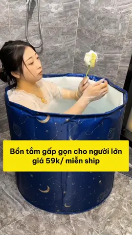 Bồn tắm ngập nước gấp gọn chân ái cho mùa nóng sắp tới #dotienich #dogiadung #xuhuong #xuhuongtiktok 