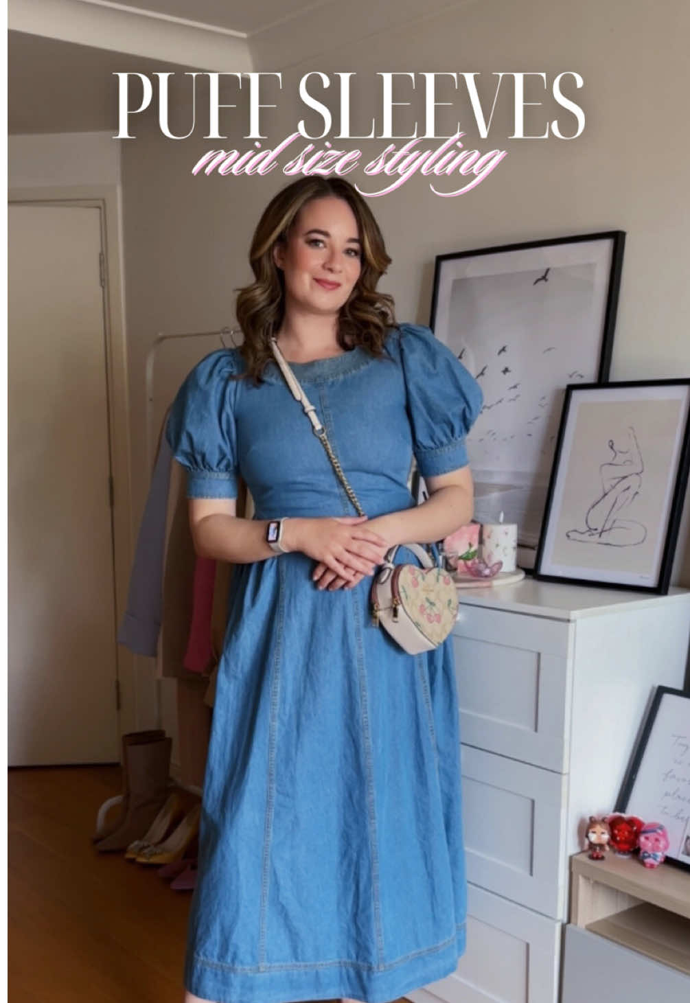 Who said you can’t wear puff sleeves if you have wide shoulders/bigger boobs?!  Here’s how to style this trend without compromising on a feminine silhouette ♥️ #midsizeoutfits #springoutfitinspo #uksize12 