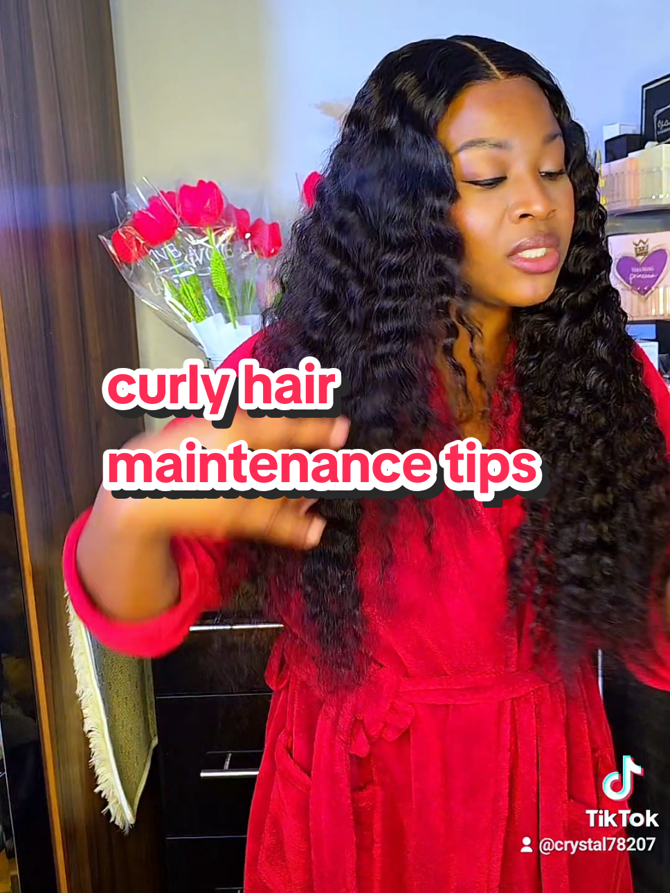 Replying to @user5000868223685 this is the product that I use to maintain my curly wigs #curlywig  #wigcare #curls #maintainancetip #haircare #fyp #commentresponse #fyp 