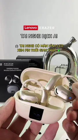 Tai nghe Lenovo OWS dạng mở, hỗ trợ 134 ngôn ngữ, dịch thuật AI, bảo hành 2 năm! Chống nước và mồ hôi chuẩn IPX5! 100% chính hãng!👩‍🔧  #CôngNghệDịchĐỉnhCao  ​#134NgônNgữ  ​#TaiNgheChốngNước ​ #ÂmThanhHIFI  #AIDịchTrựcTiếp  #ThầnDượcGiaoTiếpQuốcTế  #CảmỨngThôngMinh  #TaiNgheKhôngThểThiếuKhiDuLịch  #TaiNgheThểThaoXịnXò  #TechViệtĐỉnhNhất