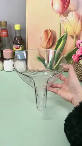 Rổ rửa rau củ trong suốt thiếu kế phễu thoát nước đa năng tiện lợi #roruarau #roruarautachnuoc #roruarauhoaqua #giadungtienich #giadungthongminh 