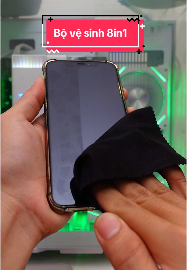 Bộ này team mình dùng thường xuyên, thấy ổn áp nên là hết phải mua lại xài tiếp, nó có đầy đủ dụng cụ để vệ sinh laptop, Pc, máy ảnh luôn | Bộ vệ sinh 8in1 | Nhân check #letnhancheck #review 