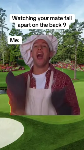 Watching your mate fall apart #golf #golfmemes #mate #laughing #golfing 