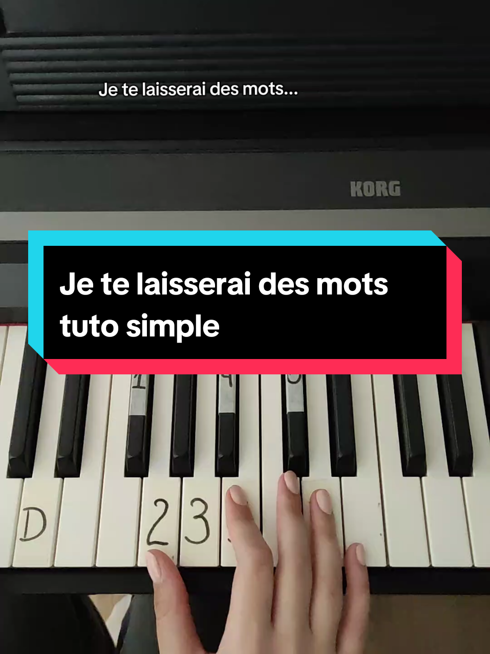 Je te laisserai des mots - Patrick Watson  #pianotutorial #intrumental #fyppage #fyp #piano #pianolesson #pianomusic #jetelaisseraidesmots 