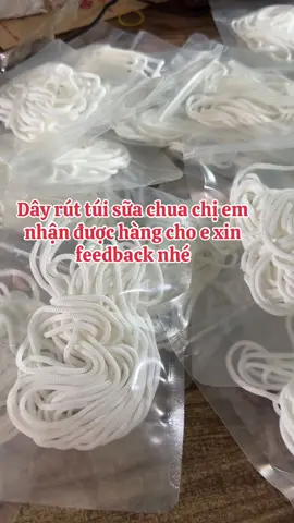 Dây rút túi sữa chua sợi tròn trơn độ co giãn nhẹ rất dễ làm nhé cả nhà#dayrut #dayruttuisuachua #tuilamsuachua #tiktok 