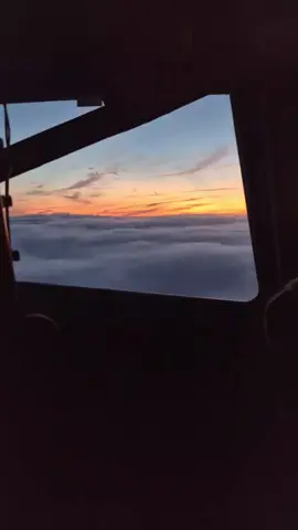 Cloudsurfing 🏄🏽‍♂️☁️ #avgeek #aviationlovers #aviation #pov #pilotlife #pilot #cockpit #b737 #boeing737 #boeing #sunrise #cloud #surf 