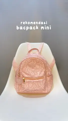 mini backpack pink  #tasransel #taslucu #backtoschool 