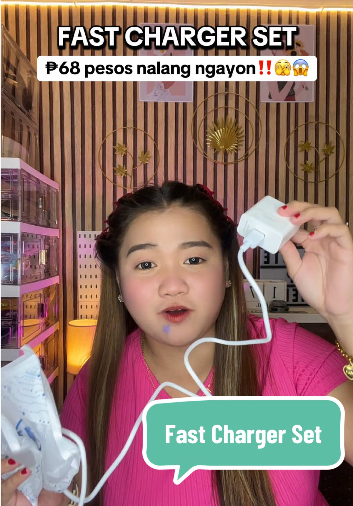 Replying to @❤️❤️❤️I love you baby❤️❤️❤️ Charger Set na for only ₱68 pesos nalang ngayon😱🫣 #charger #chargerset #fastcharger #fastcharging #universalcharger #androidcharger #120wfastcharge #120wattsfastcharger #fyp 