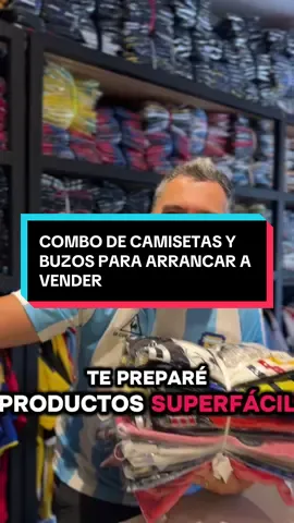 COMBO DE CAMISETAS Y BUZOS PARA ARRANCAR A VENDER #camisetasdefutbol #mayorista #emprendedores #emprendimiento #argentina #emprendedor 