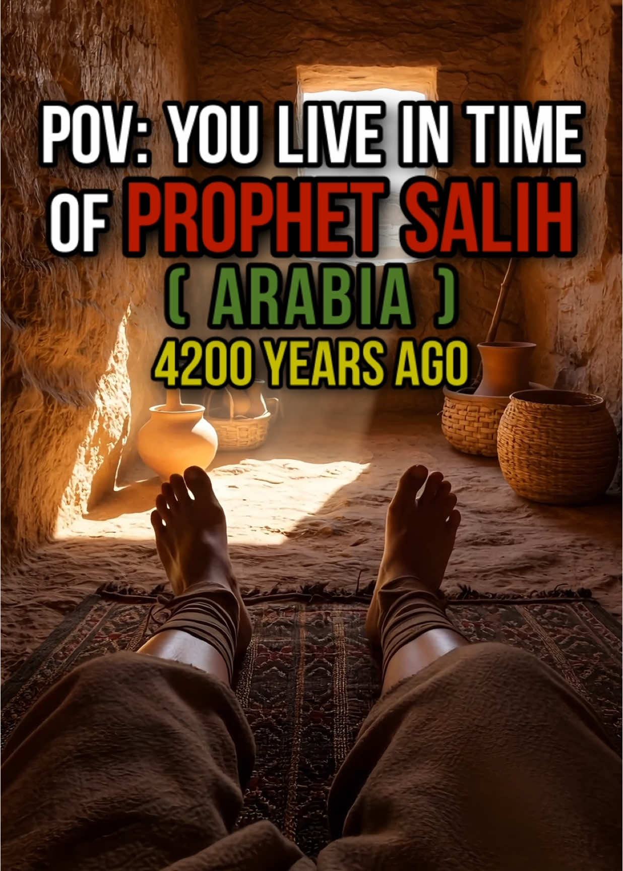 POV: You live in time of Prophet Salih (Arabia) | 4200 Years Ago #pov #ai #islamichistory #prophet #salih #muslim #arabia #makkah #madina #prophetseries #creatorsearchinsights 