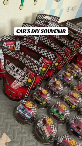 Car's diy souvenir #DIY #birthdaysouvenir #giveaway #cars #tiktokviral #tiktokaffiliate #dome 