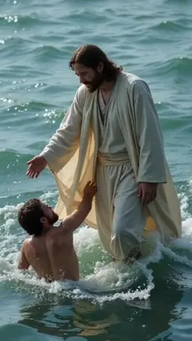 can you imagine jesus walking on the water just to save you reaching out his hand to pull you up #PixVerse #AiIntelligence #tiktoklearningcampain #aigenerated #jesus #jesuslovesyou #jesusistheonlywaytoheaven #withoutjesusiamnothing #thankyoujesus 