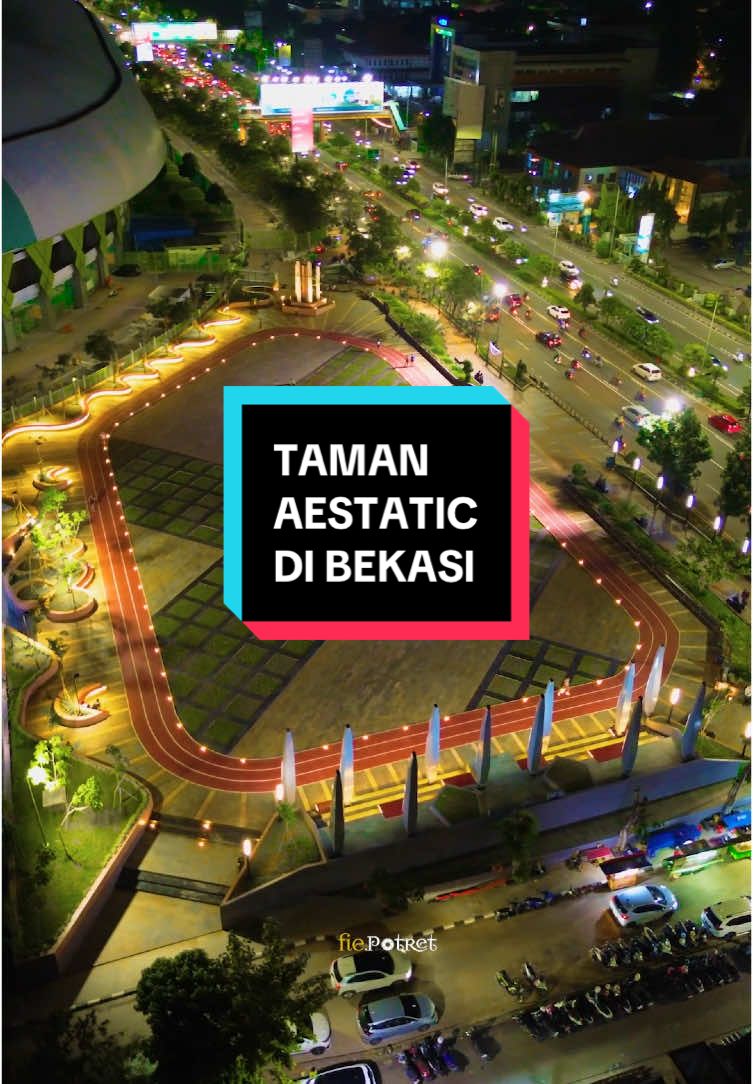 Tempat nongkrong Aestatic nih di Bekasi 😎👋🏻, Udah coba belum ?? . Note : Dijaga dan Dirawat !!! #plazapatriotchandrabaga #stadionpatriotbekasi #bekasihits #wisatabekasi #bekasikeren #fiepotret #dronejob #fy #fypage 
