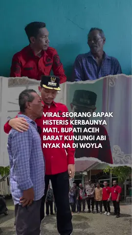 Beberapa hari yg lalu, Seorang bapak-bapak menangis histeris karena kerbau yg sangat disayanginya mati. Videonya sempat Viral dan kita yg memiliki Nurani pasti ikut menangis melihatnya. Hari ini kami Menemui beliau di rumahnya di Gp. Alue Perman Kec. Woyla Barat. Nama beliau Abi Nyak Na. Kerbau yang beliau pelihara adalah Kerbau orang lain, 15 bulan dia jaga dengan sangat baik. Mereka keluarga kurang mampu, untuk memenuhi kebutuhan hidup bersama keluarganya, Abi menjual sayur dan pisang. Tidak punya sawah, tidak punya harta benda seperti orang lain. Abi menangis dan berharap kami bisa membantunya. InsyaAllah kami akan berusaha untuk membantu. #tarmizi #bupatiacehbarat #acehbarat #musibah 