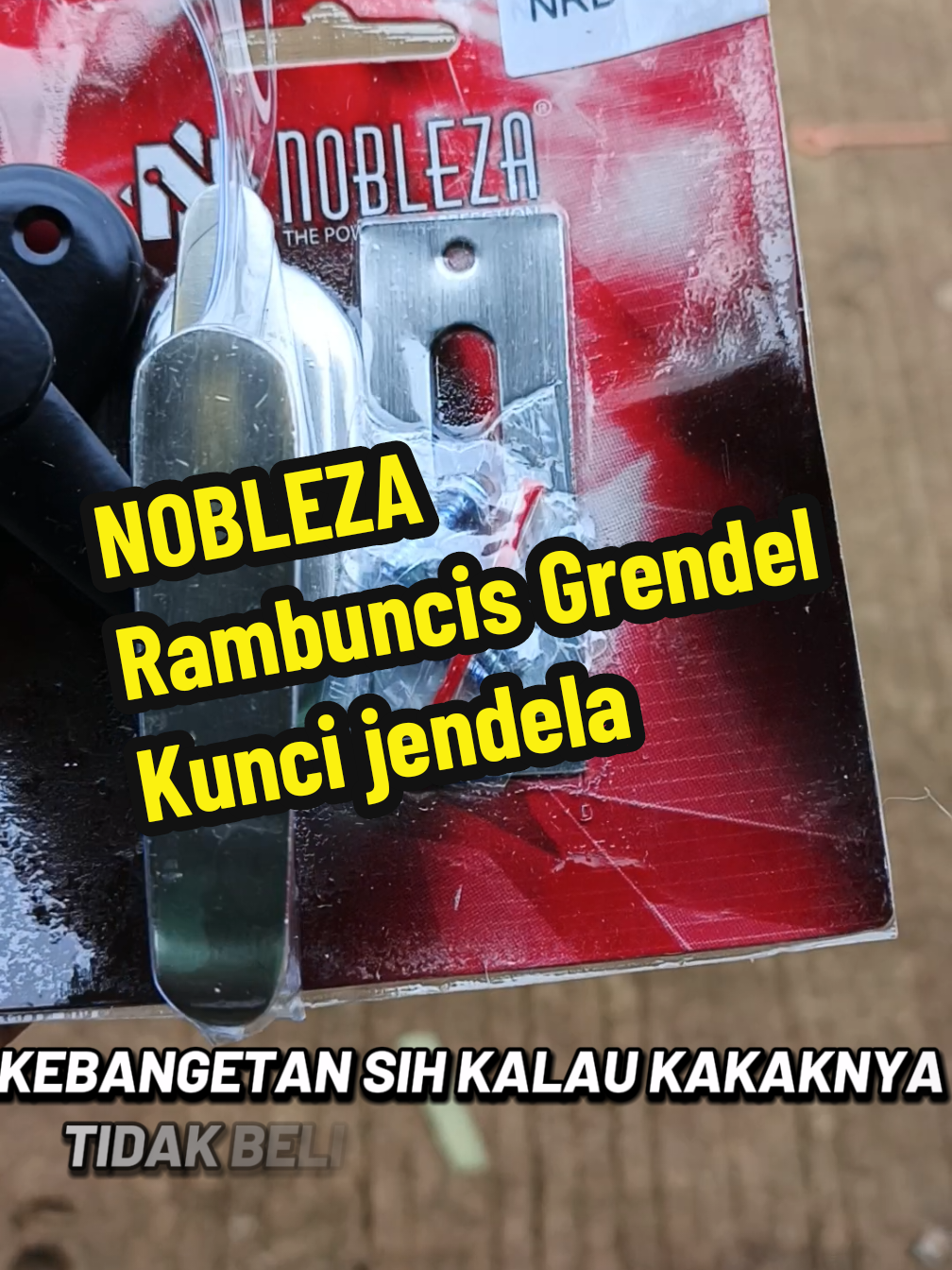 NOBLEZA Rambuncis Grendel Kunci jendela #wibgajian #kuncijendela 