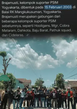 Maaf kami tidak fomo casual, fomo hooligans, sebelum BRAJAMUSTI berdiri di situ ada hooligans yg menemani PSIM berlaga #psimjogja #brajamusti #liga2 #liga1 #jogja24jam #jogja 