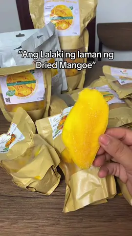 Ang lalaki naman ng laman #driedmangoe #driedfruit #driedmangoefruit  disclaimer price me vary until promotion ends