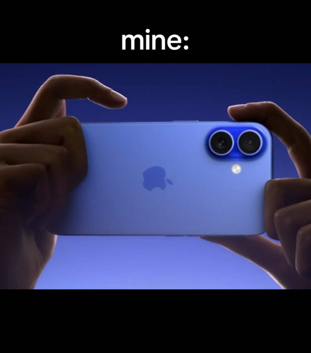my iphone 16 is ultramarine btw #iphone #add #iphone16 #phone #fyp #trending #apple #trend #рекомендации 