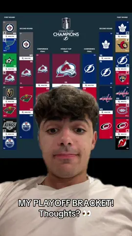 #greenscreen what do we think? 👀 playoffs start today let’s get it! #fyp #foryou #sports #NHL #hockey #hockeytiktoks #StanleyCup #playoffs #bracket 