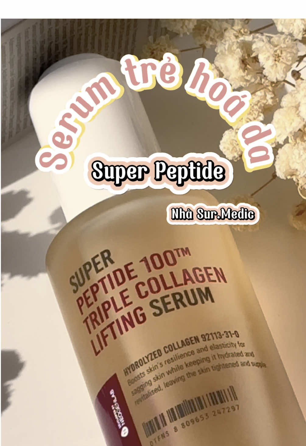Rì diu thêm 1 em serum hỗ trợ trẻ hoá da Super Peptide nhà Sur.Medic hot đình đám. Sau hơn 2 tuần sd mới dám lên review cho cả nhà nè. Nói chung rất đáng thử nhe. #serum #serumpeptide #serumpeptidesurmedic #peptide #surmedic #halinh #vohalinh #serumchonglaohoa #collagen #liftingserum #review #skincare #skincareroutine #skincaretips #reviewlamdep #lamdep #goclamdep #ktrend #kreanskincare #chamsocda #viral #trending #tips #skincareproducts 