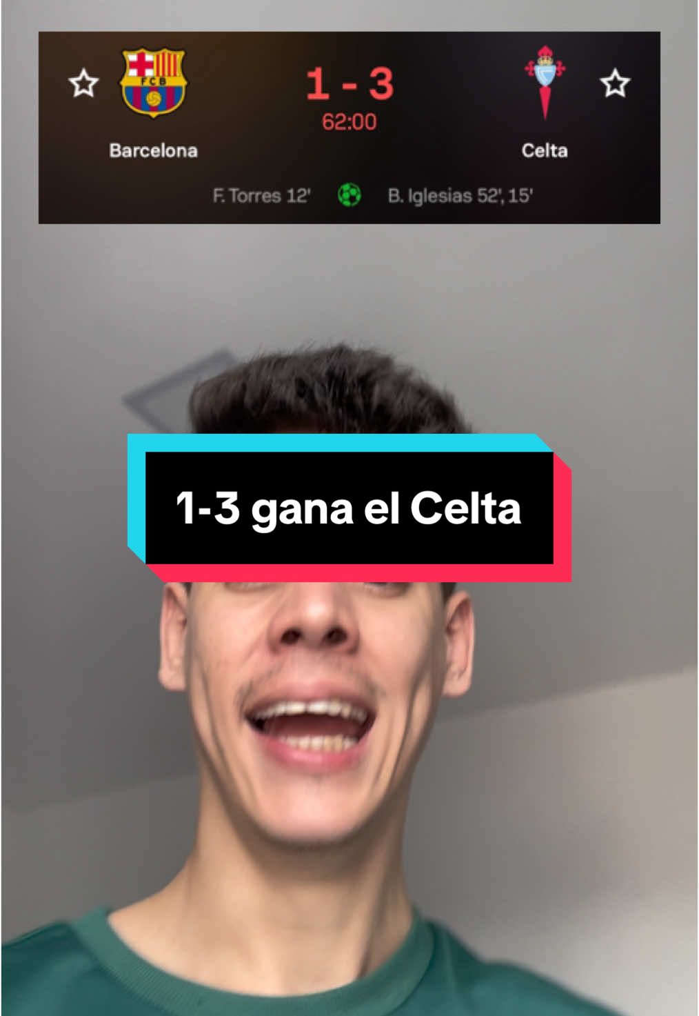 Hat-trick de Borja Iglesias #barcelona #celta #goal #laliga 