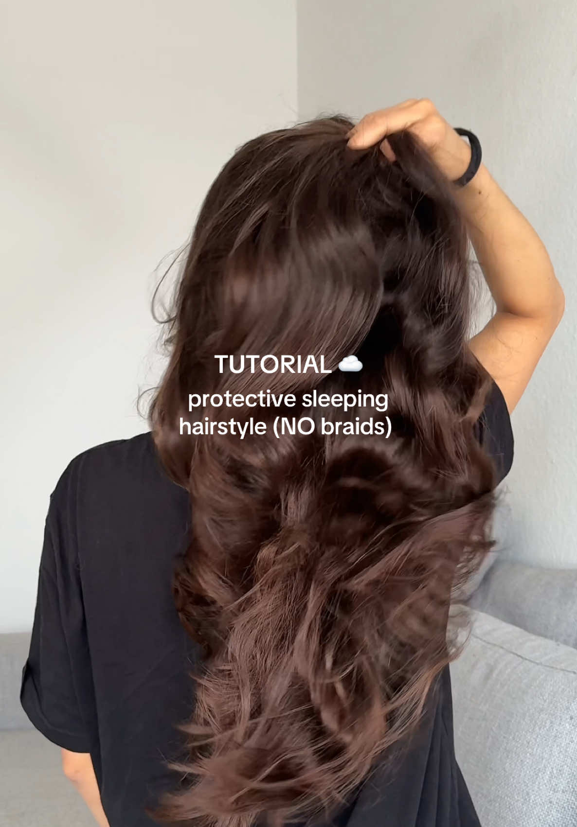 Replying to @lena_crbl so many of you asked for it so here it is 🤍 #hairtutorial #sleepinghairstyle #protectivehairstyles #protectivehair #hairtok 