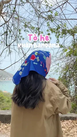 Chiếc khăn vừa xinh lại mang thông điệp ý nghĩa ✨🎀 #tòhe #tòhestyle #bandana #khanbandana #meocamunbox #viral #fyp 