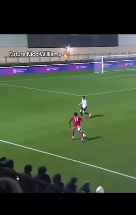 Nico Williams, a dynamic left winger for Athletic Club, is renowned for his explosive pace, exceptional dribbling, and precise crossing. Predominantly right-footed, he adeptly operates on both flanks, often staying wide to isolate defenders in one-on-one situations. His agility and creativity make him a constant threat in attacking scenarios.   ##nicowilliams##spain##nottingham##forest##footballedit