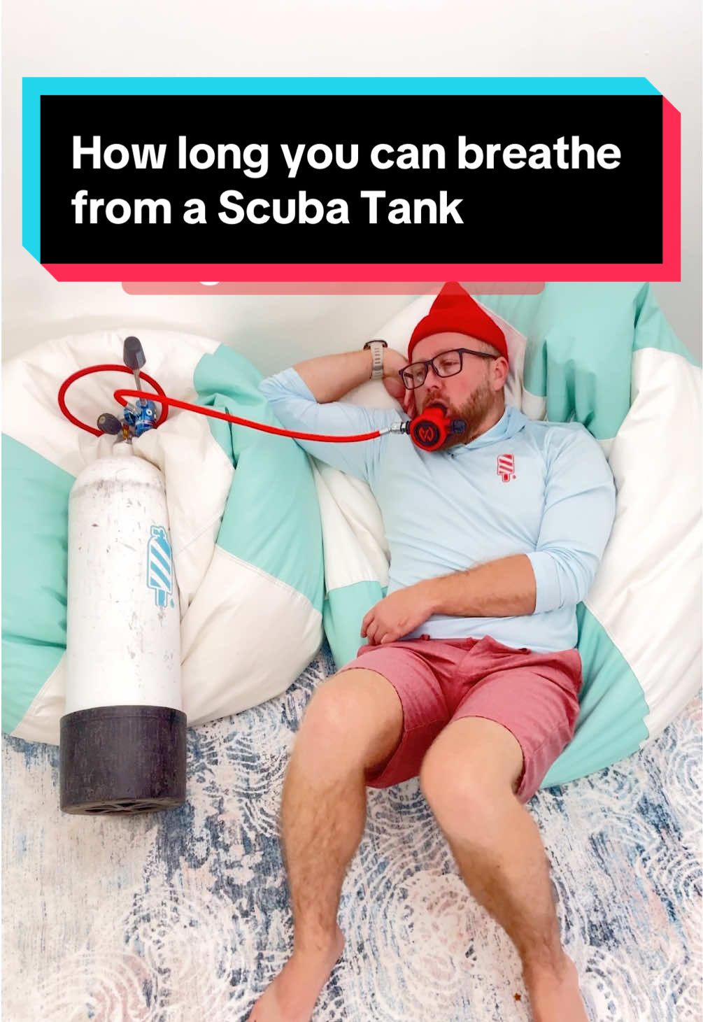 Here’s the actual answer to how long you can breathe from a scuba tank underwater 🤿✅👌 #howthingswork #scubatank #scubadiving #scubatiktok #scubabeer #scubadivingtips #scubadivingwithkenny 