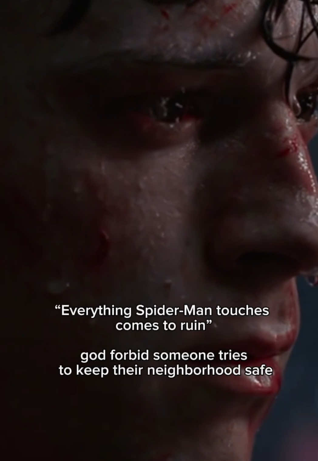 someone once said with great power comes great responsibility #SpiderMan 