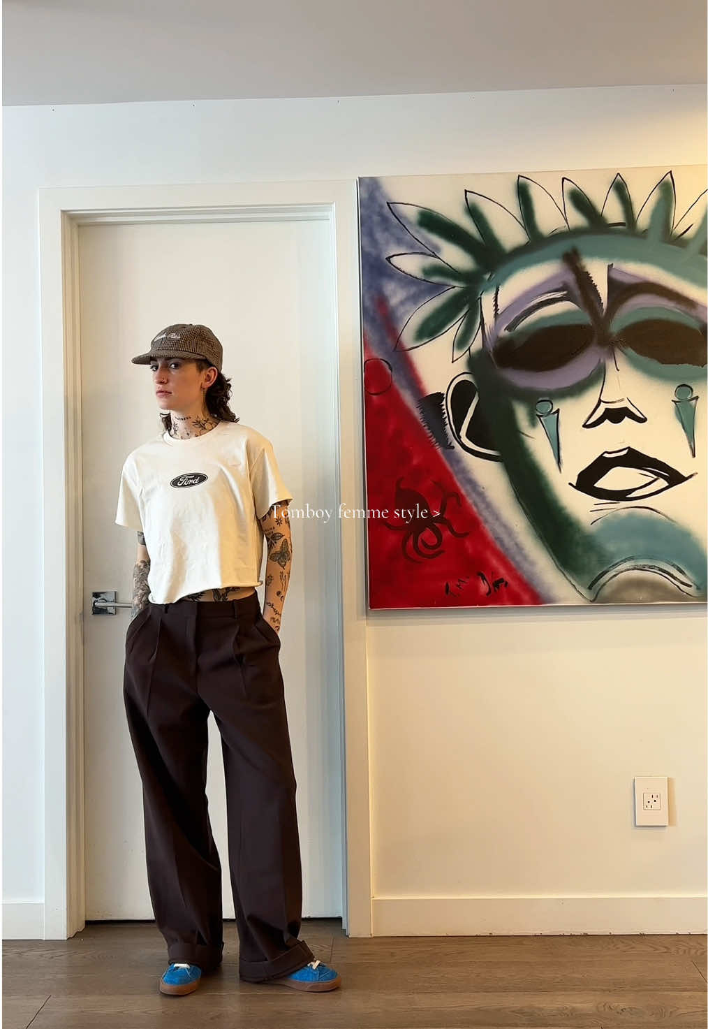 Fit inspo for the tomboy femmes 🫡🤝 #outfitinspos #lgbtqtiktok🏳️‍🌈 #fitinspiration #tomboy_style 