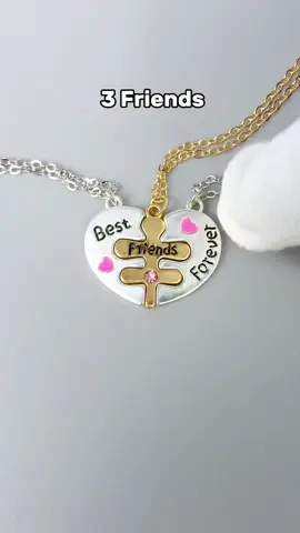 How many in your friend group? #bff #besties #friendship #necklace 