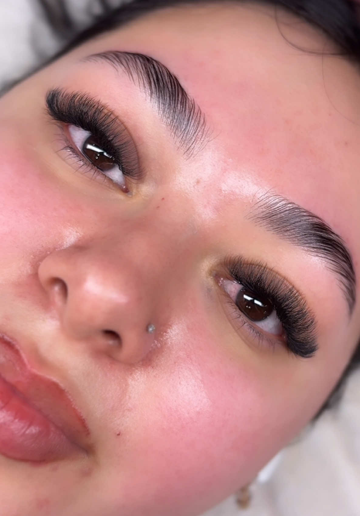Lashes by me, brows by @Jacqueline t 🙂‍↕️❤️‍🔥
